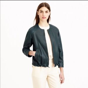 J. Crew leather jacket
